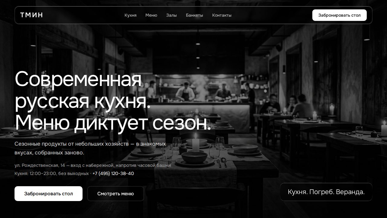 VEX — обложка примера сайта