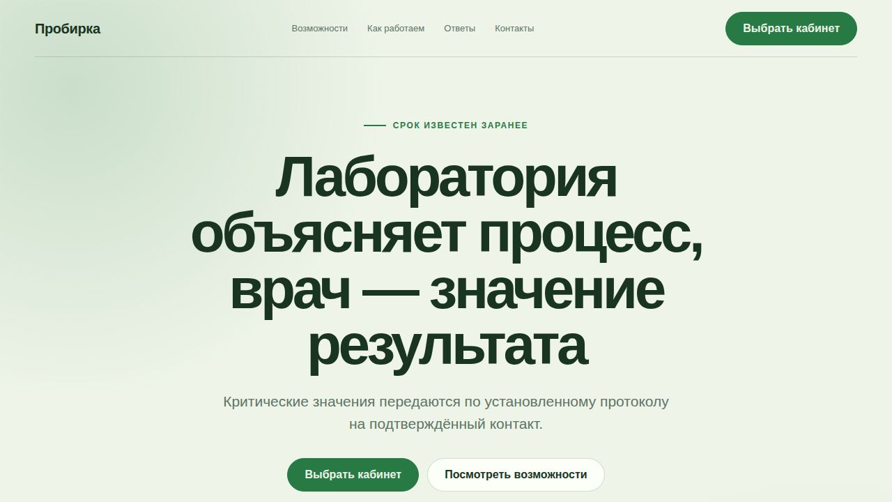 LINKFLOW — обложка примера сайта