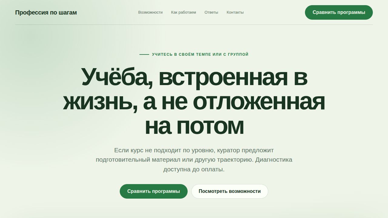 LINKFLOW — обложка примера сайта